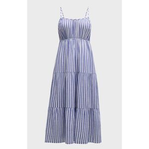 Rails Blue and White Striped Dress
